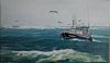 Bateau de pêche en mer